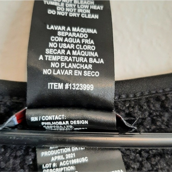 Poncho Black Textured. - Picture 4 of 5